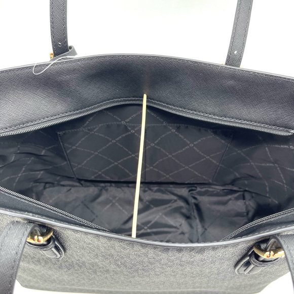 Michael Kors Gilly Tote Bag Black & Trifold Wallet - Picture 6 of 10